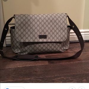 Gucci diaper or lap top bag